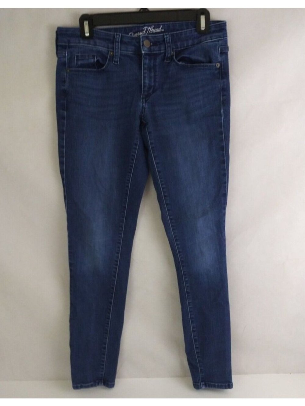 Universal Thread Mid-Rise Skinny Distressed Whiskered Women's Jeans Size 2/26